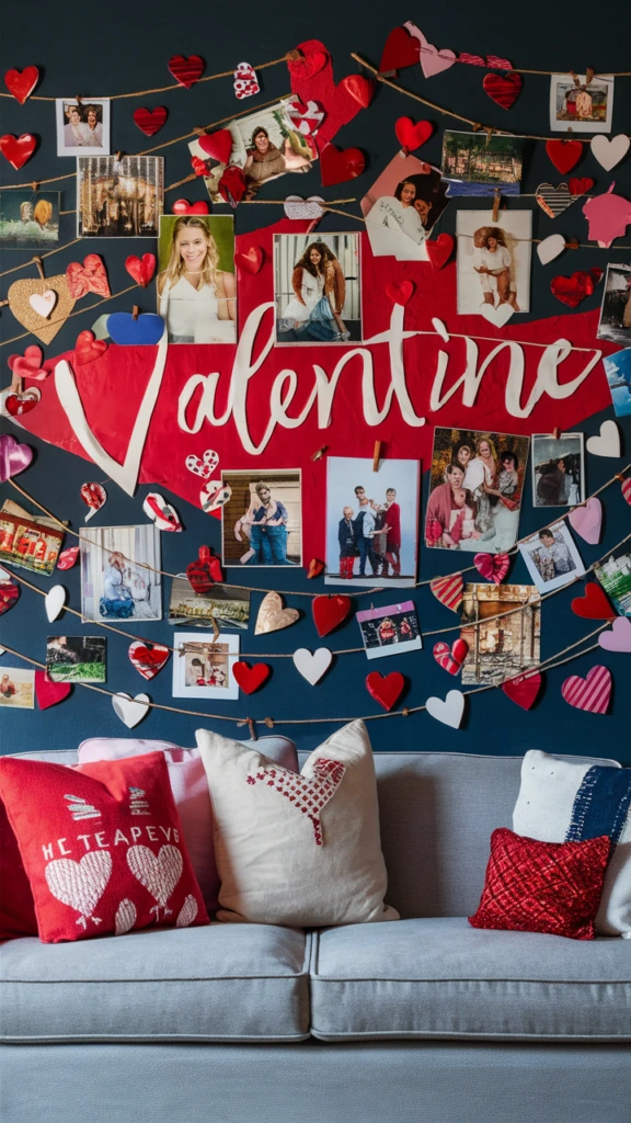 Personalized Photo Collage Wall