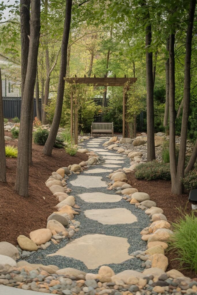River Rock Path
