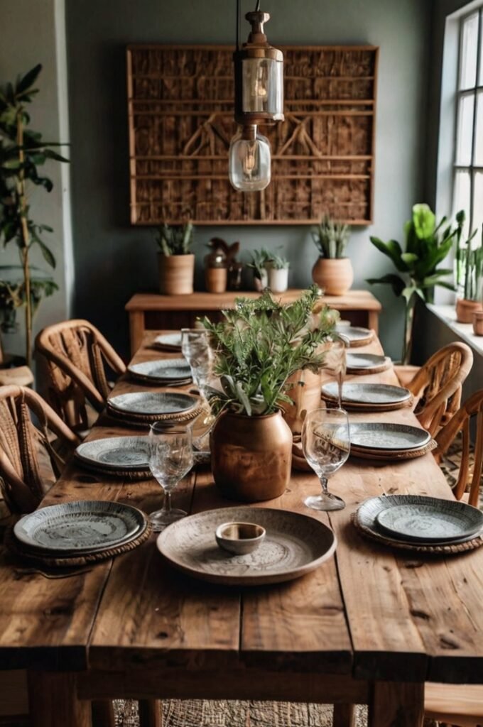 Rustic and Boho Fusion