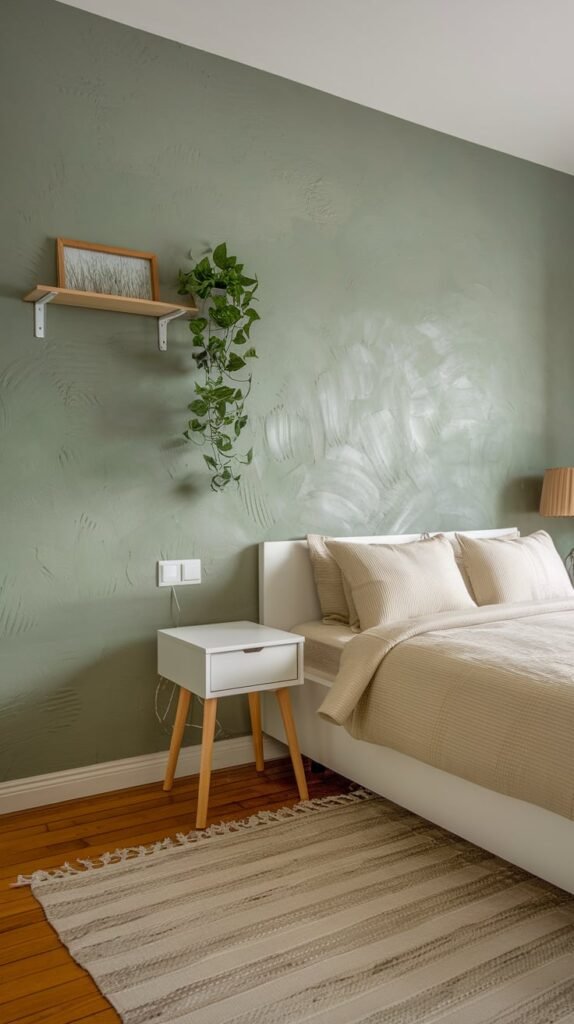 Sage Green Accent Wall