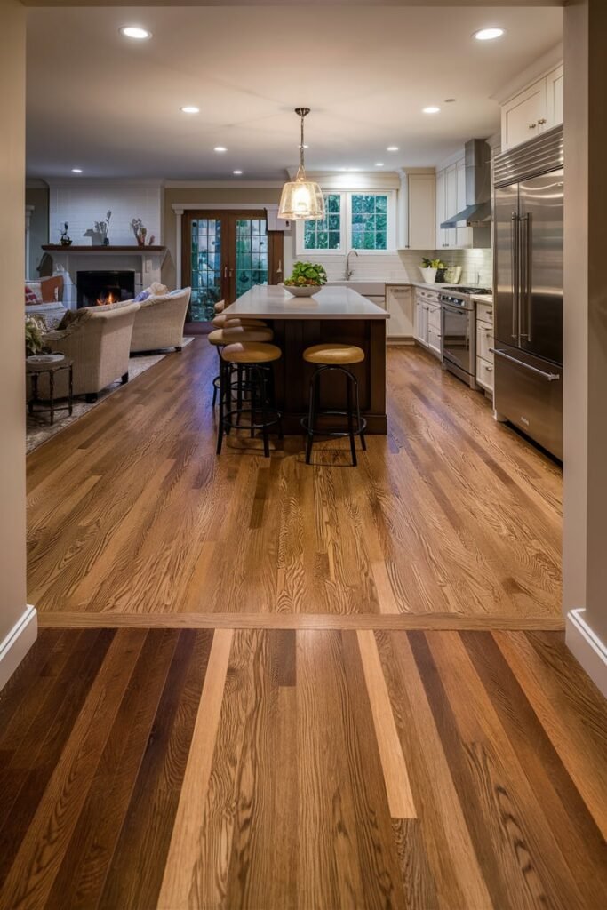 Seamless Transition Flooring