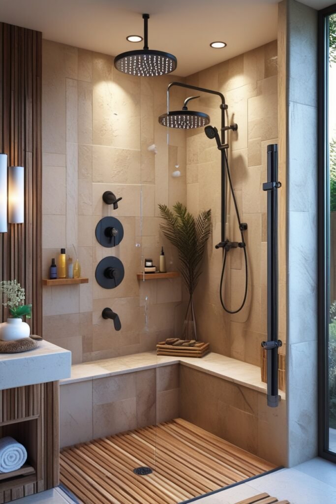 Spa-Like Walk-In Showers