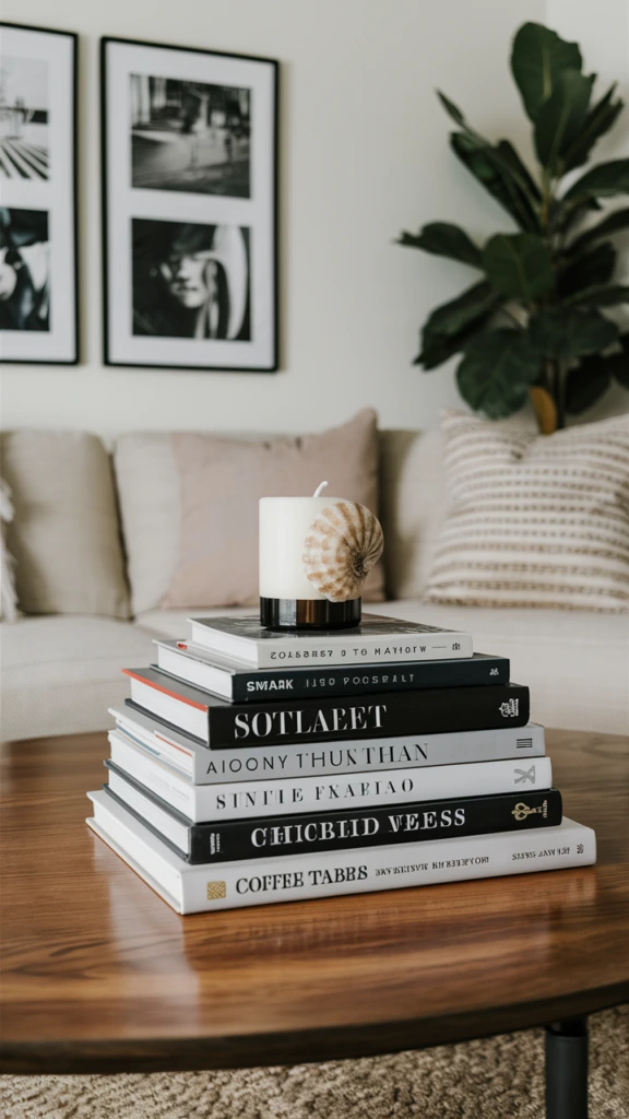 Stack of Books with a Twist
