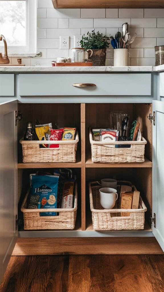 Try Under-Shelf Baskets