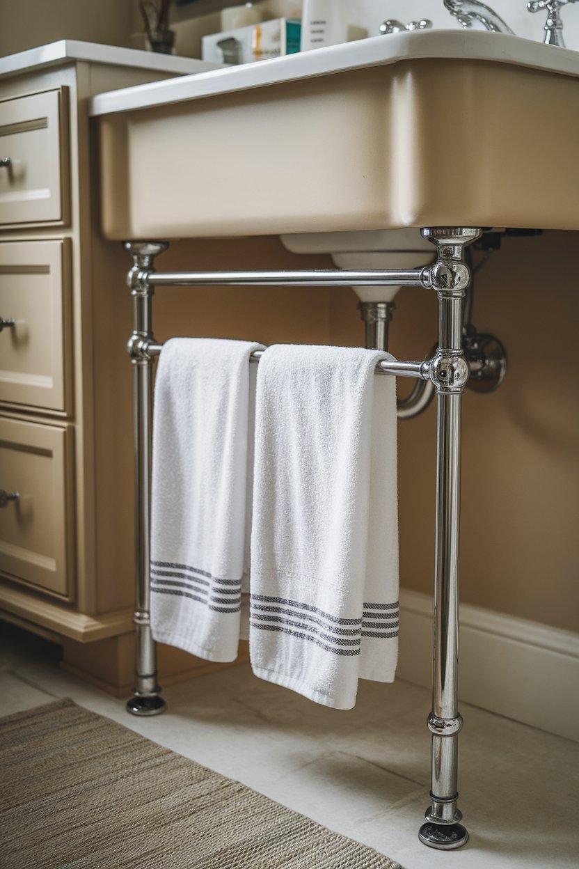17 Creative Bathroom Hand Towel Holder Ideas for Every Style
