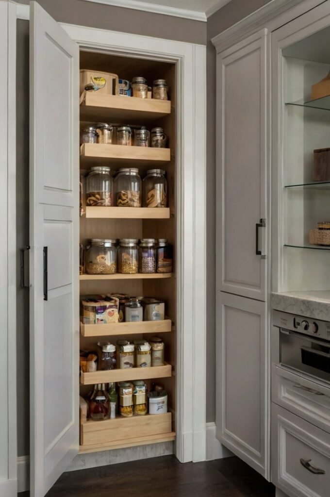 Walk-In Pantry with a Secret Entrance