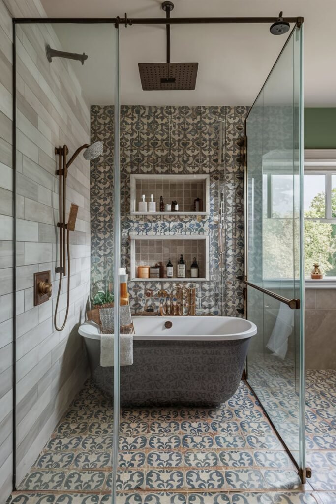 Walk-In Showers with Custom Niches