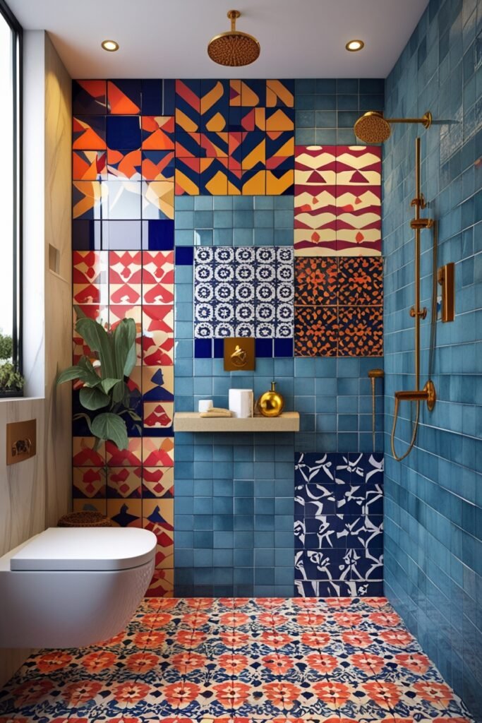 Walk-In Showers with Tile Accents