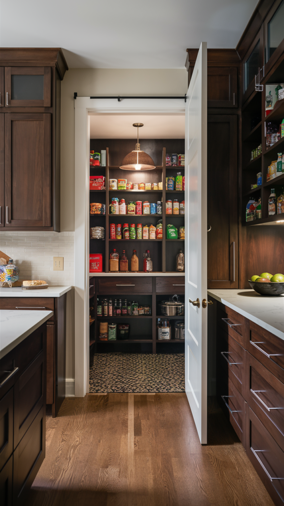 Walk-Through Pantry Disguised as a Door