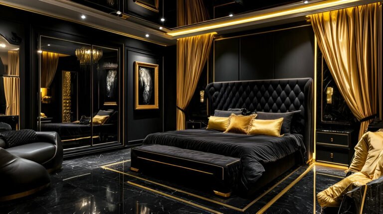 black bedroom furniture decor ideas