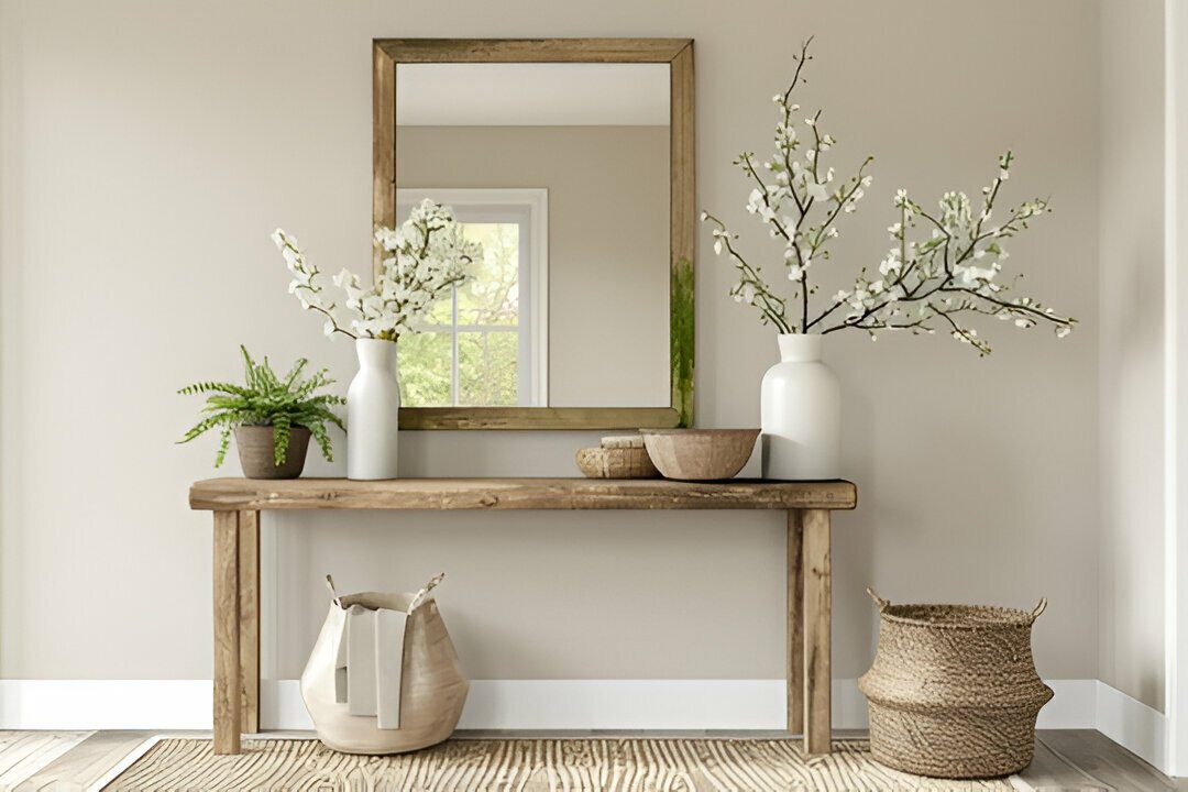 console table decor