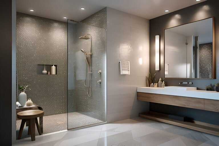 ideas for showers without doors