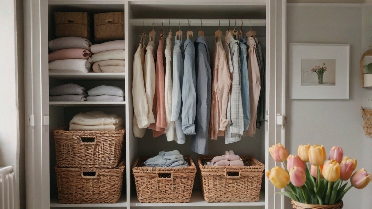 small walk in closet