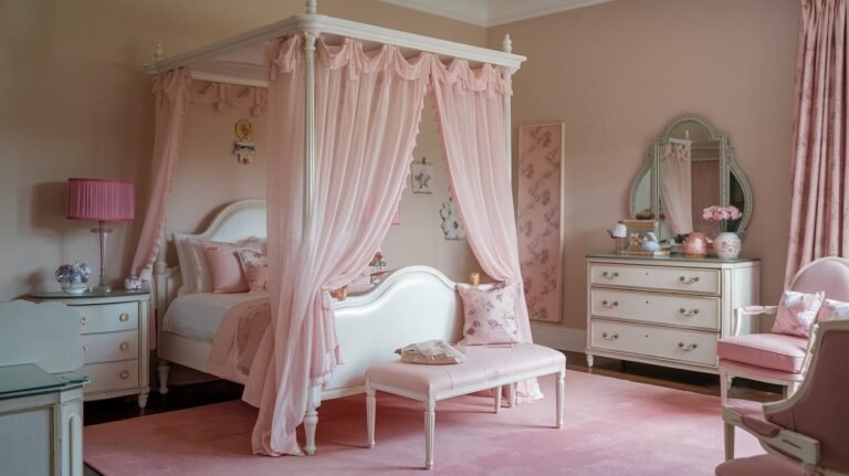 vintage princess aesthetic bedroom