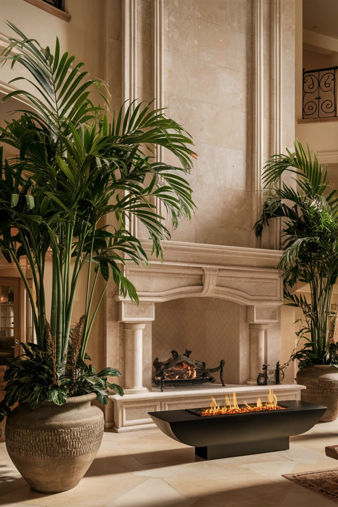 Add a Statement Fireplace for Elegance