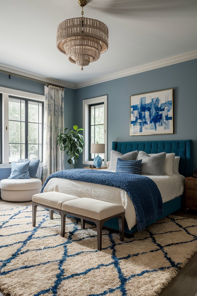 Creme Blue Raspberry Room 20 Stunning Blue and Cream Bedroom Ideas for a Relaxing Retreat