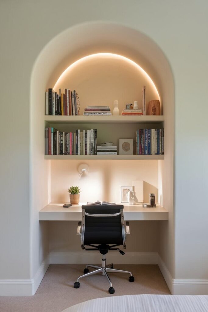 Craft a Discreet Work Nook