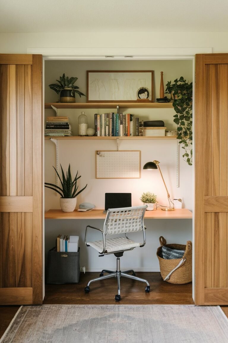 25+ Closet Office Ideas to Maximize Small Spaces