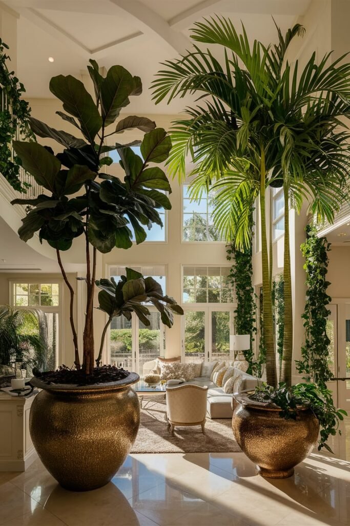 Decorate with Tall Plants