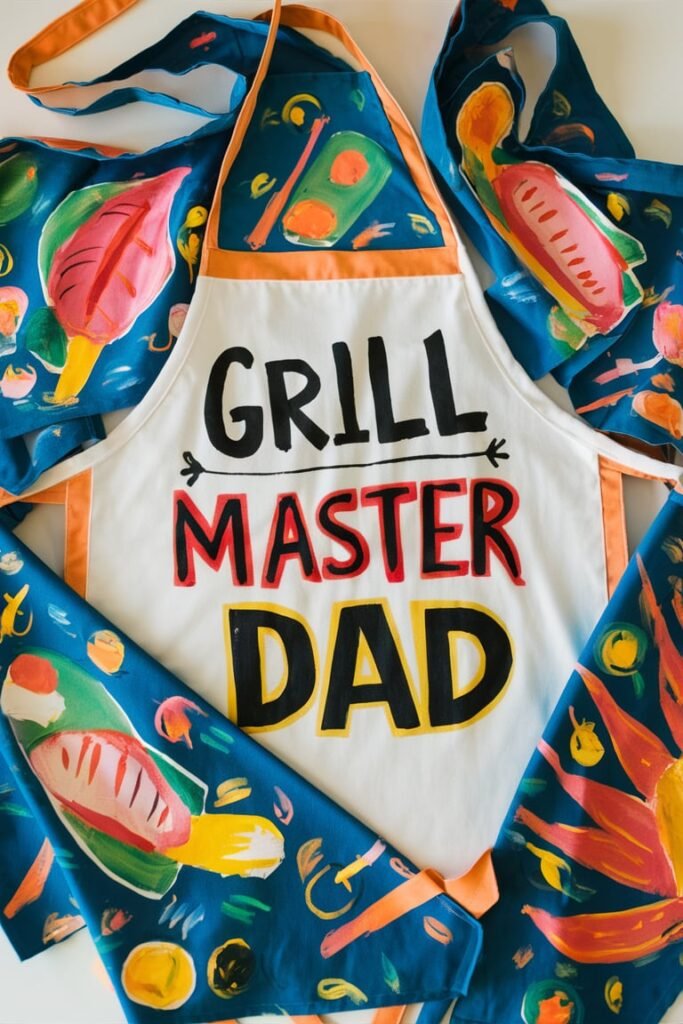 Decorated BBQ Apron