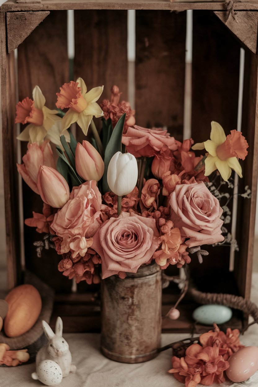 Earthy Spring Decor 21+ Easter Decorations Vintage Ideas for a Timeless Holiday Look