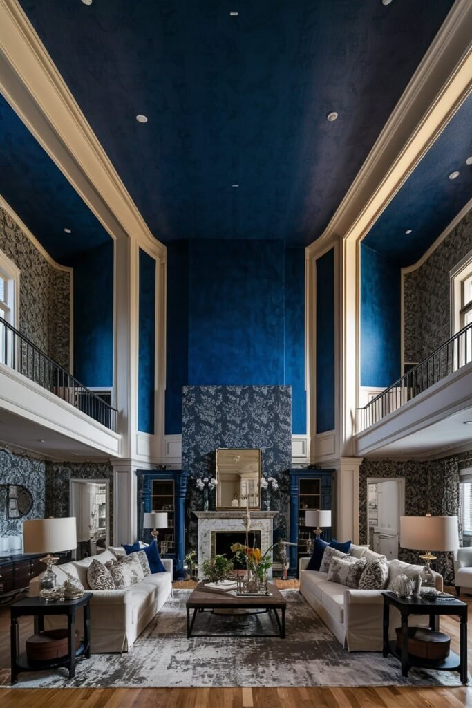 Experiment with Bold Ceiling Colors