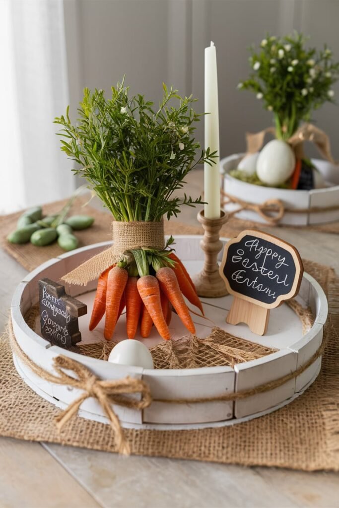 Farmhouse Rustic Easter Tray