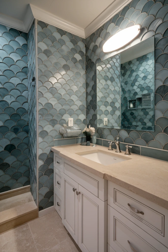 Fish Scale Tiles