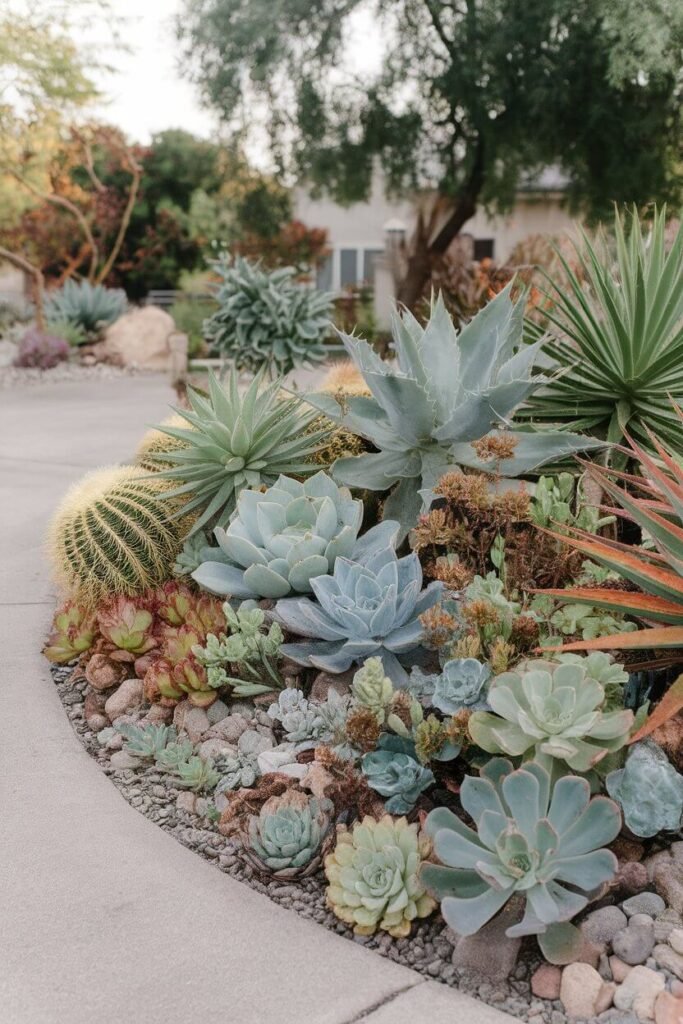 Frame the Driveway with Drought-Tolerant Plants