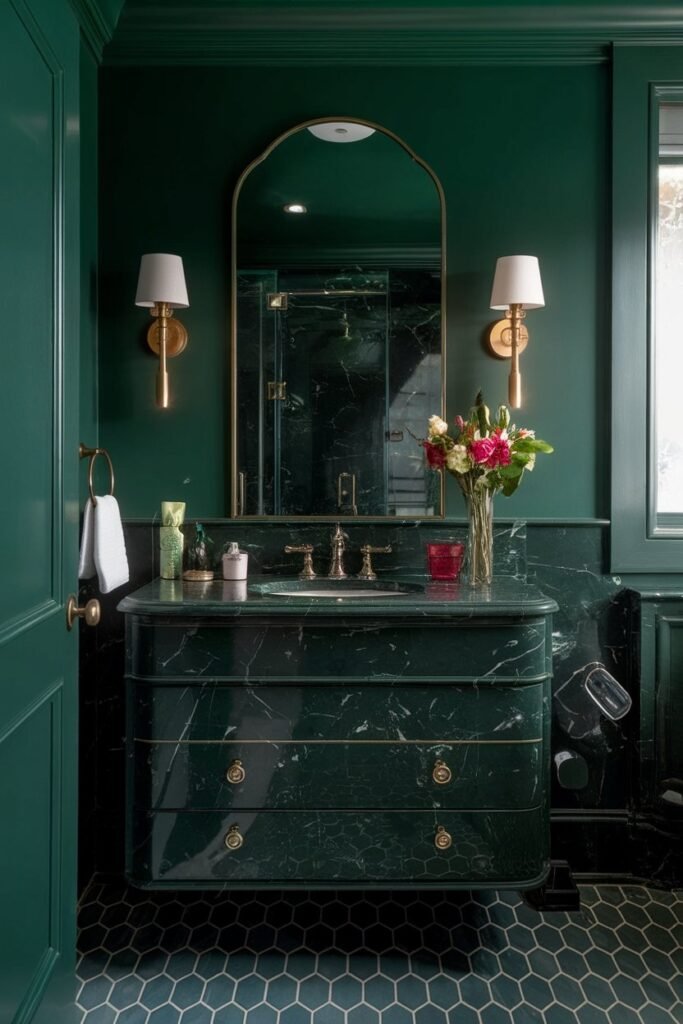 Green Marble EleganceÂ
