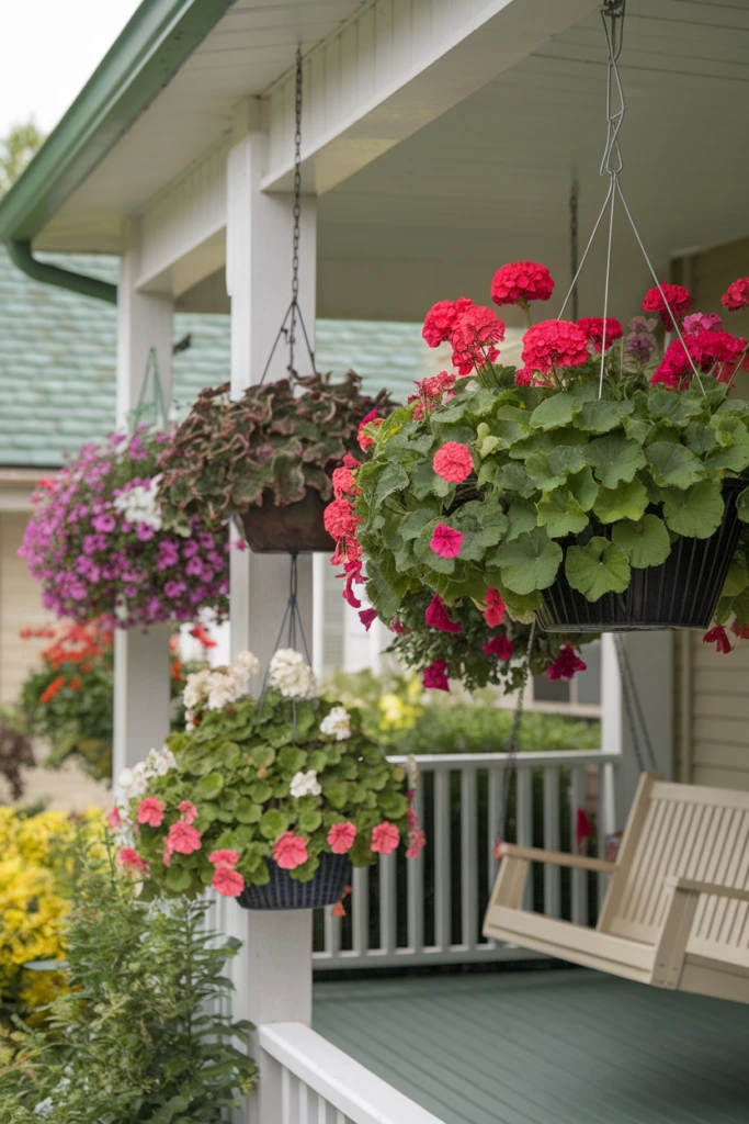 Hanging Flower Baskets for Vertical Beauty