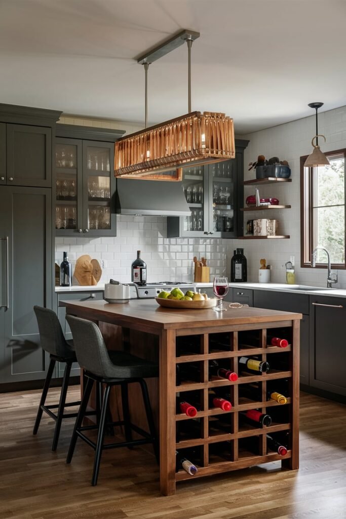 Hybrid Wine Rack and Island