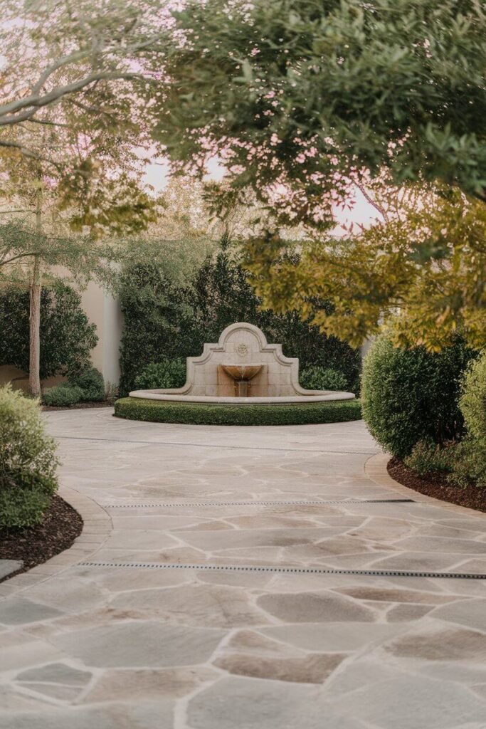 Include a Small Fountain for a Luxurious Feel