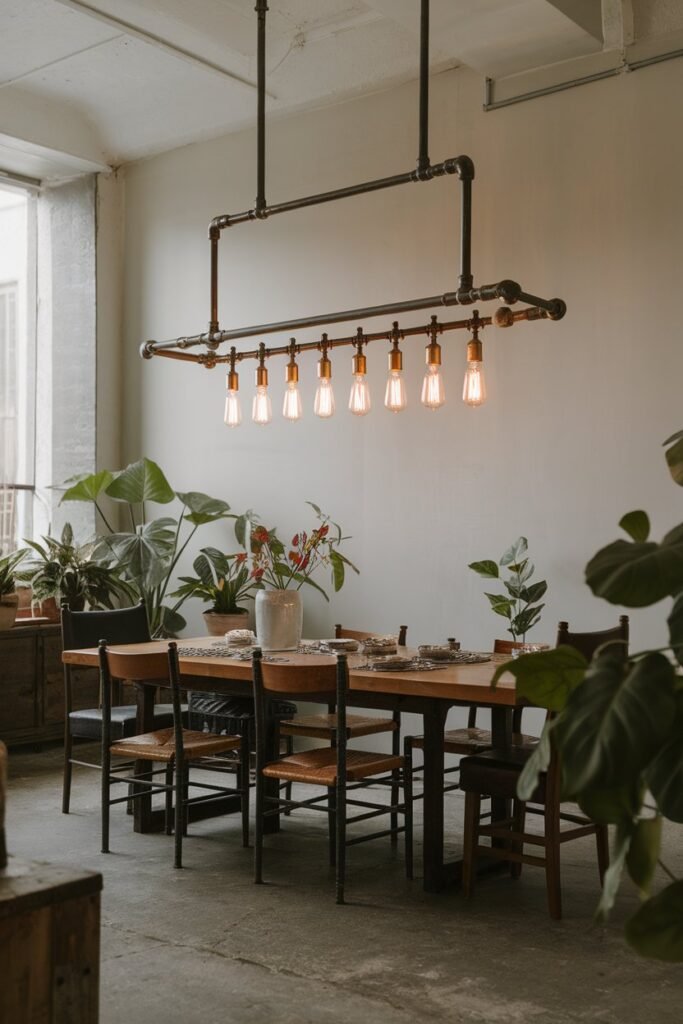 Industrial-Style Chandelier