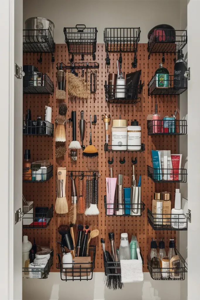 Install a Pegboard for Custom Storage