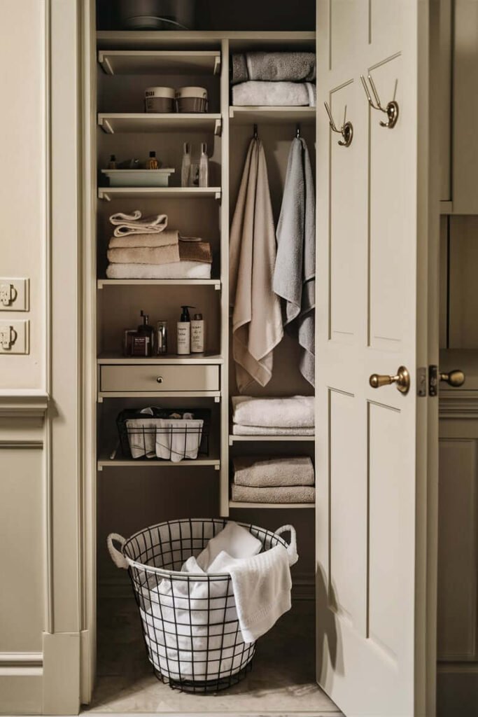 Keep a Small Laundry Basket in the Closet