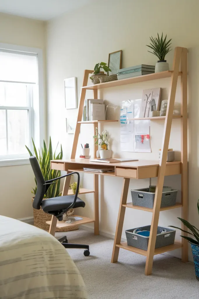 Ladder Desk for Vertical Utility