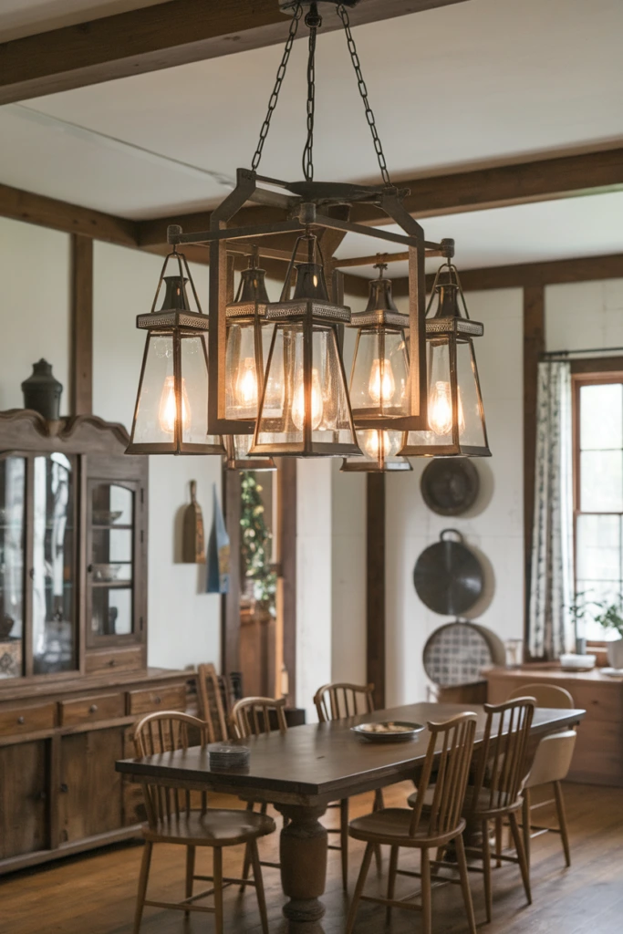 Lantern-Style Chandelier