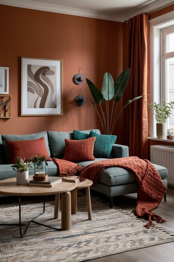 Layered Textiles for a Cozy Look