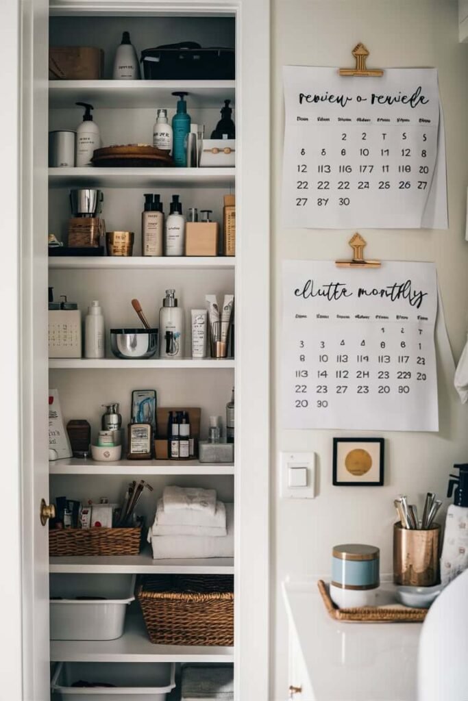 Maintain a Monthly Organization Routine