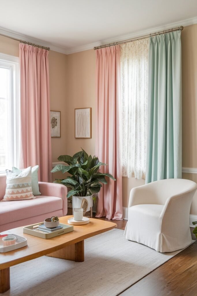 Pastel Curtains