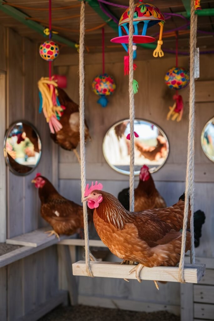 Play Area Inside the Coop