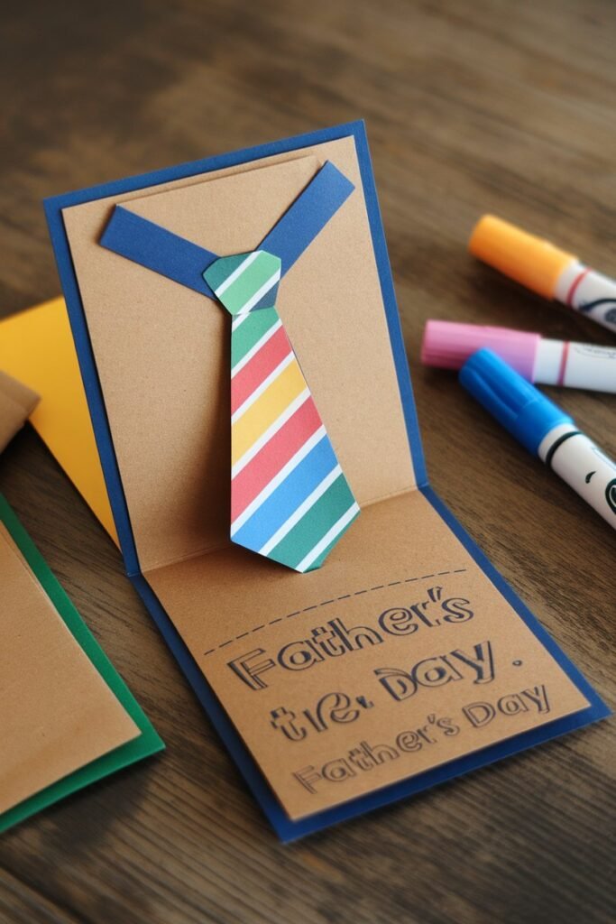 Pop-Up Tie Card