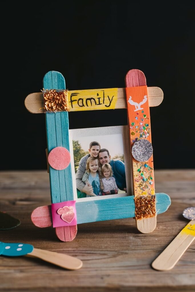 Popsicle Stick Picture Frame