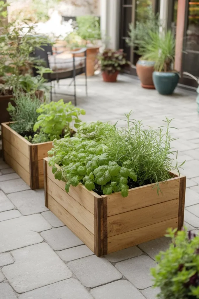 Raised Garden Beds for Fresh Herbs