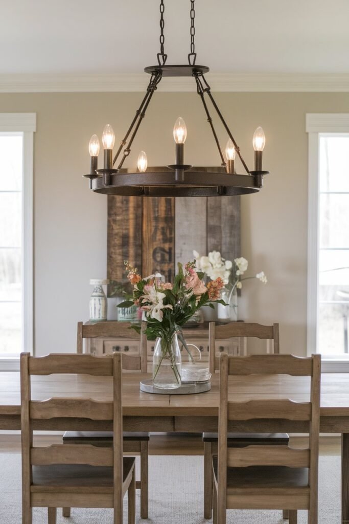 Rustic Farmhouse Chandelier