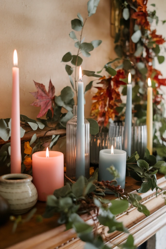 Soft-Colored Candles