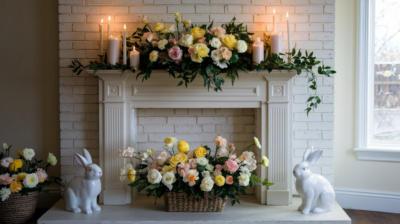 Spring Mantel Decorating Ideas
