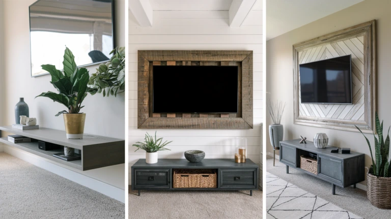 Under TV Decor Ideas