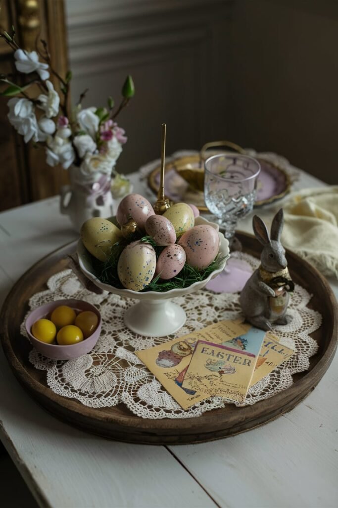 Vintage Easter Tray